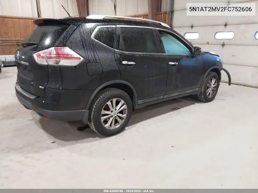 5N1AT2MV2FC752606 2015 Nissan Rogue Sv