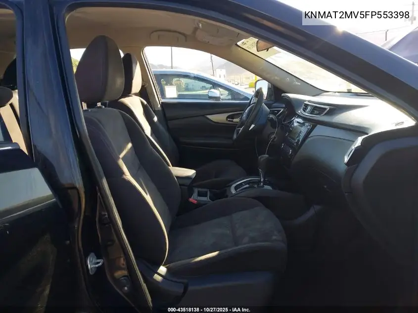 KNMAT2MV5FP553398 2015 Nissan Rogue S/Sl/Sv