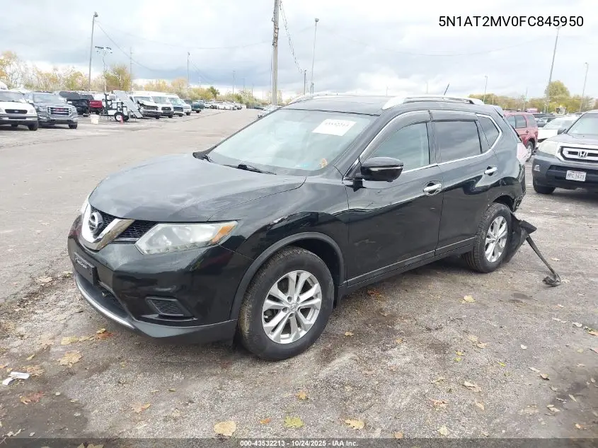 5N1AT2MV0FC845950 2015 Nissan Rogue Sv