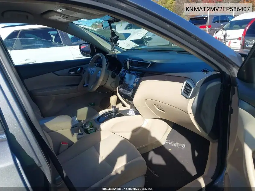 KNMAT2MV2FP586407 2015 Nissan Rogue Sv