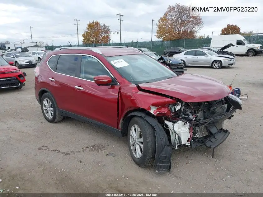 KNMAT2MV0FP525220 2015 Nissan Rogue Sv