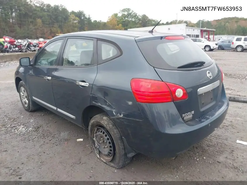 JN8AS5MT7FW653953 2015 Nissan Rogue Select S
