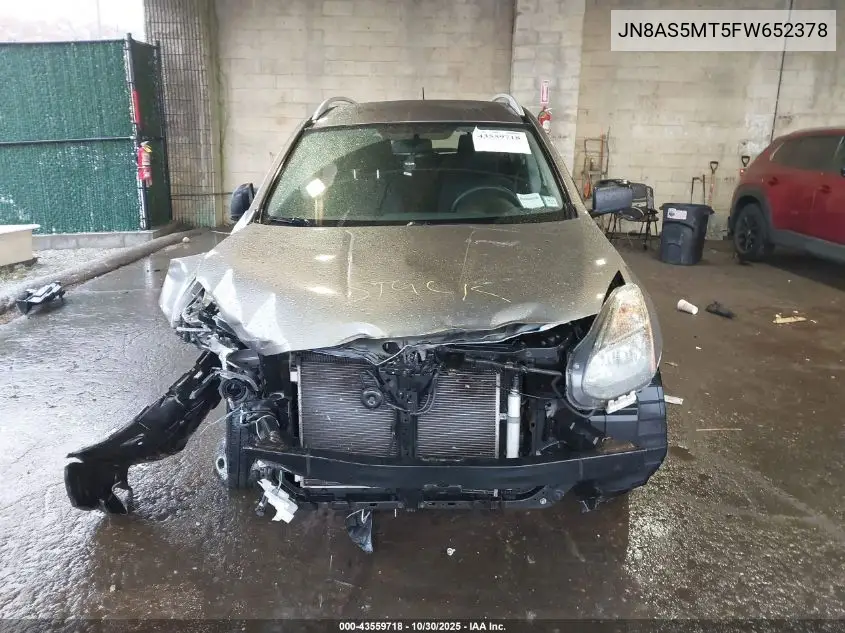 JN8AS5MT5FW652378 2015 Nissan Rogue Select S