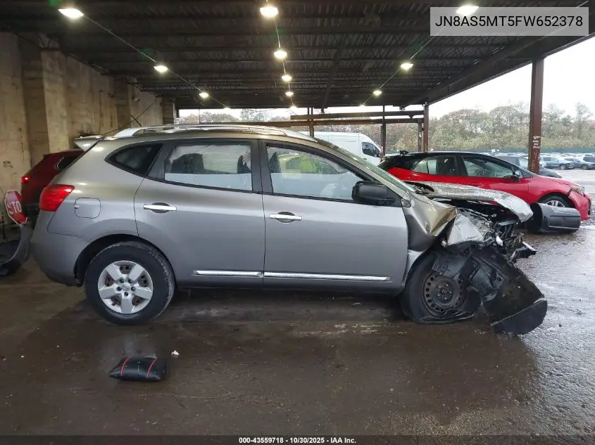 JN8AS5MT5FW652378 2015 Nissan Rogue Select S