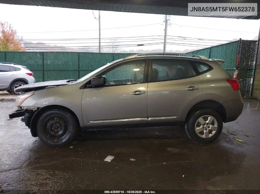 JN8AS5MT5FW652378 2015 Nissan Rogue Select S
