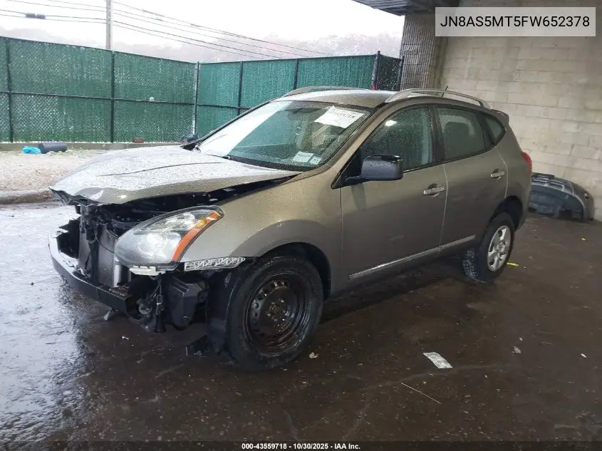 JN8AS5MT5FW652378 2015 Nissan Rogue Select S
