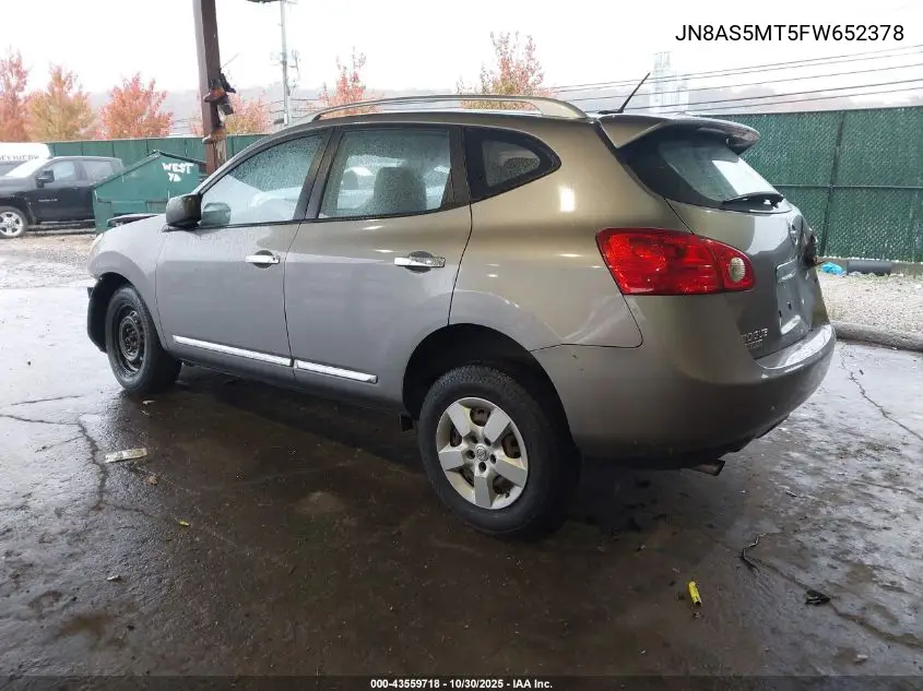 JN8AS5MT5FW652378 2015 Nissan Rogue Select S