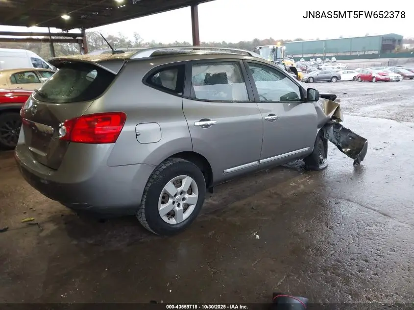 JN8AS5MT5FW652378 2015 Nissan Rogue Select S