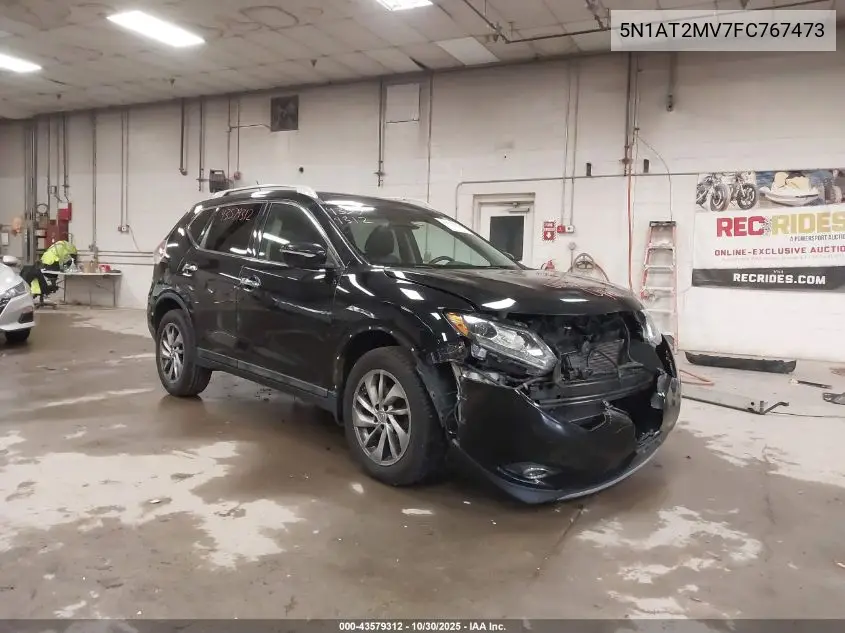 5N1AT2MV7FC767473 2015 Nissan Rogue Sl