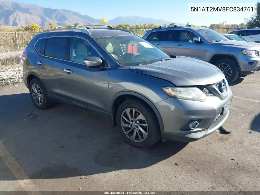 5N1AT2MV8FC834761 2015 Nissan Rogue Sl