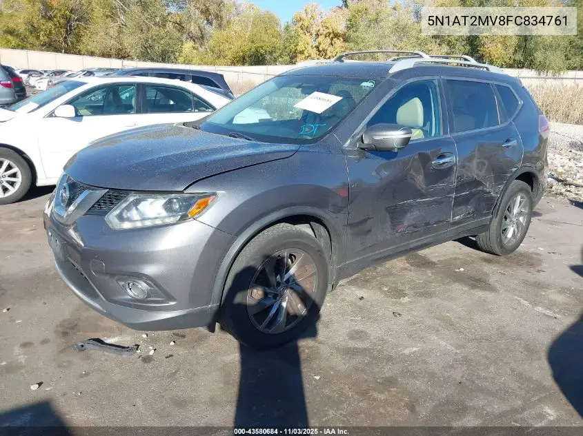 5N1AT2MV8FC834761 2015 Nissan Rogue Sl