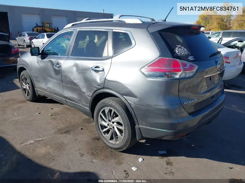 5N1AT2MV8FC834761 2015 Nissan Rogue Sl
