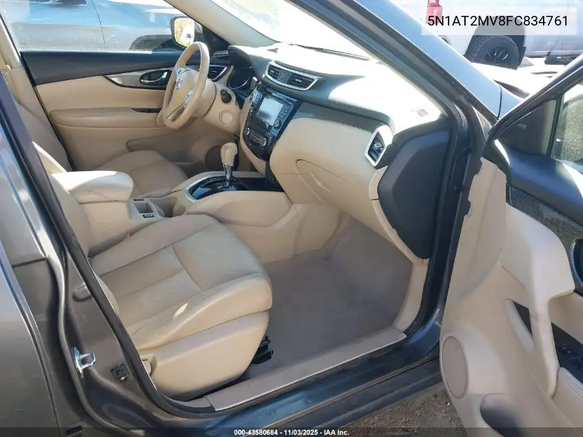 5N1AT2MV8FC834761 2015 Nissan Rogue Sl