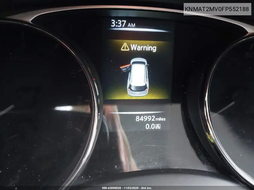 KNMAT2MV0FP552188 2015 Nissan Rogue Sv