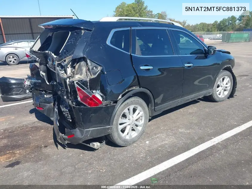 5N1AT2MT5FC881373 2015 Nissan Rogue Sv