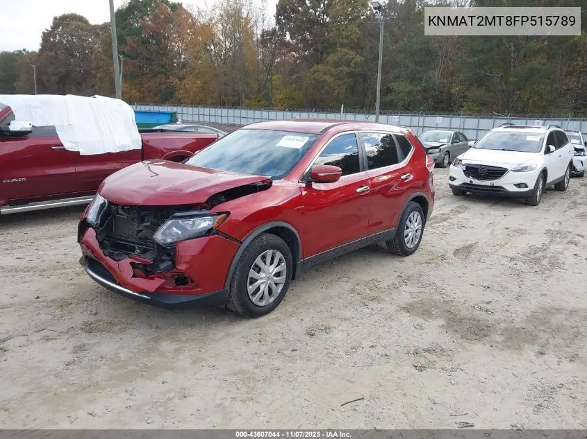 KNMAT2MT8FP515789 2015 Nissan Rogue S