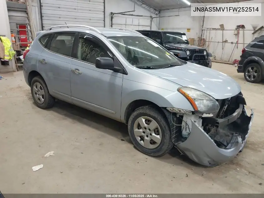 JN8AS5MV1FW252514 2015 Nissan Rogue Select S