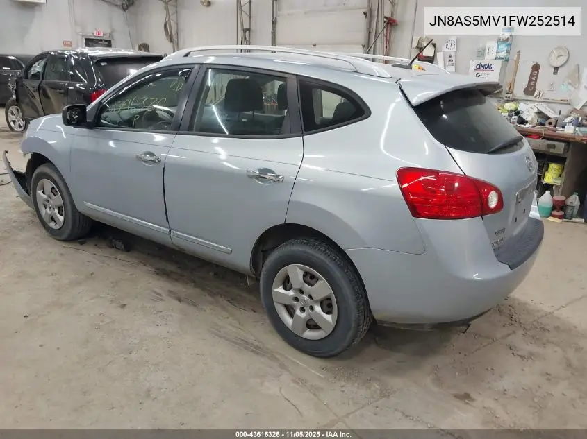 JN8AS5MV1FW252514 2015 Nissan Rogue Select S