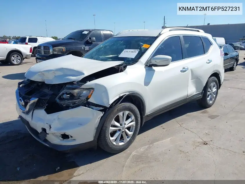 KNMAT2MT6FP527231 2015 Nissan Rogue Sv