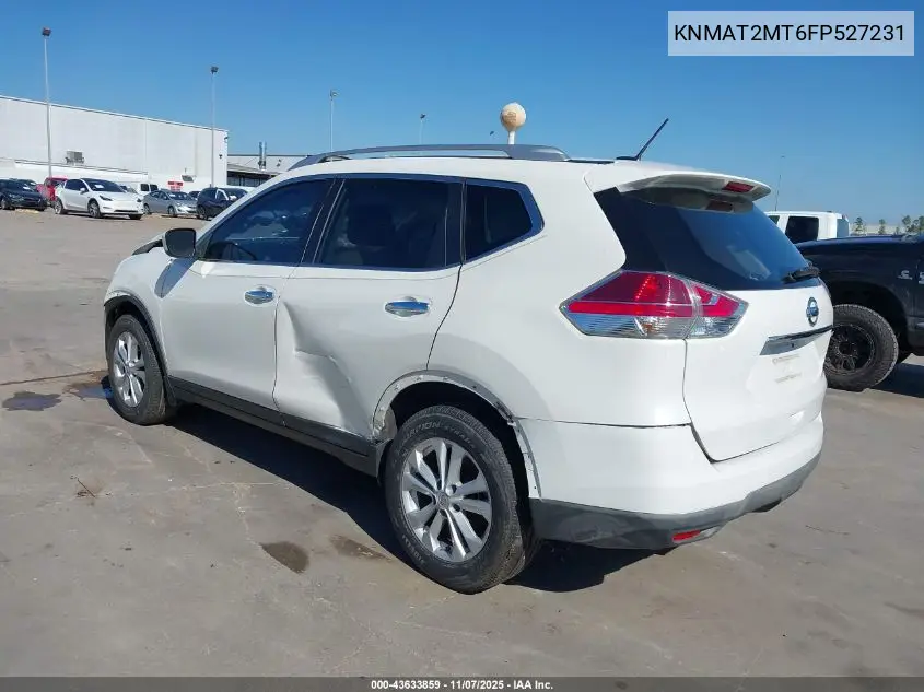 KNMAT2MT6FP527231 2015 Nissan Rogue Sv