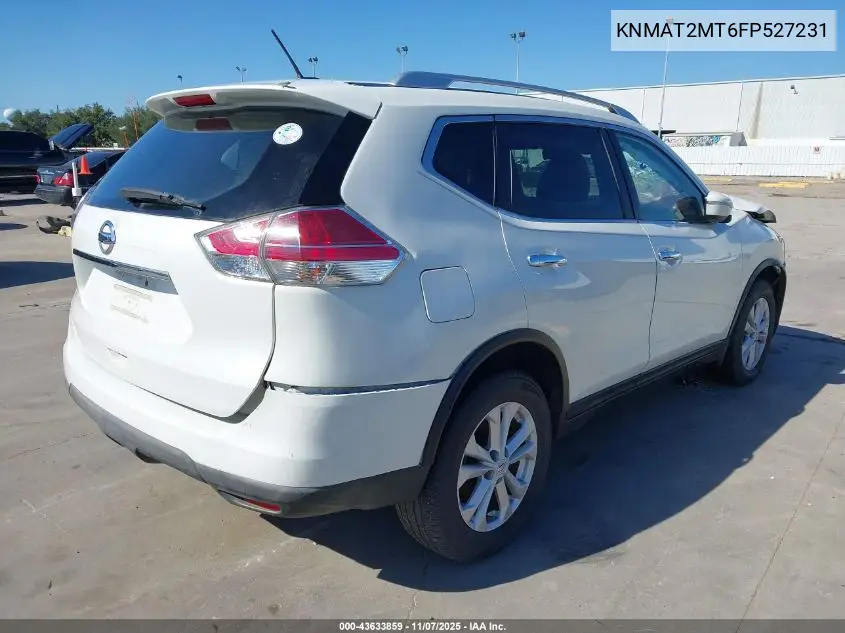 KNMAT2MT6FP527231 2015 Nissan Rogue Sv