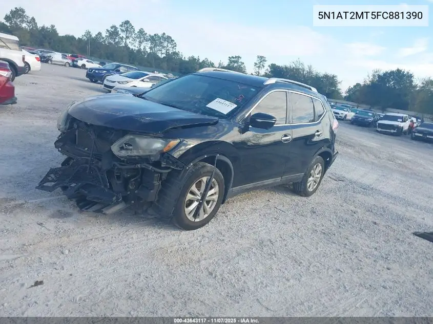 5N1AT2MT5FC881390 2015 Nissan Rogue Sv