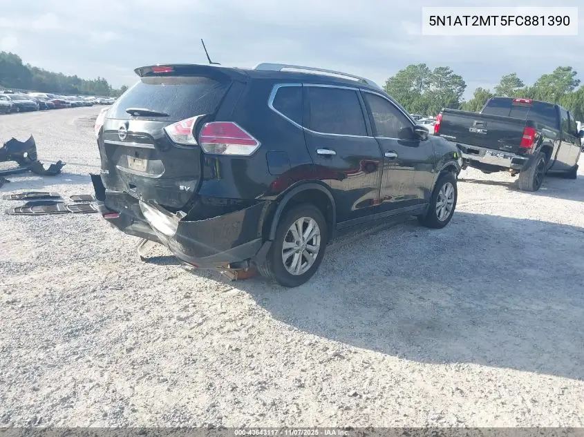 5N1AT2MT5FC881390 2015 Nissan Rogue Sv