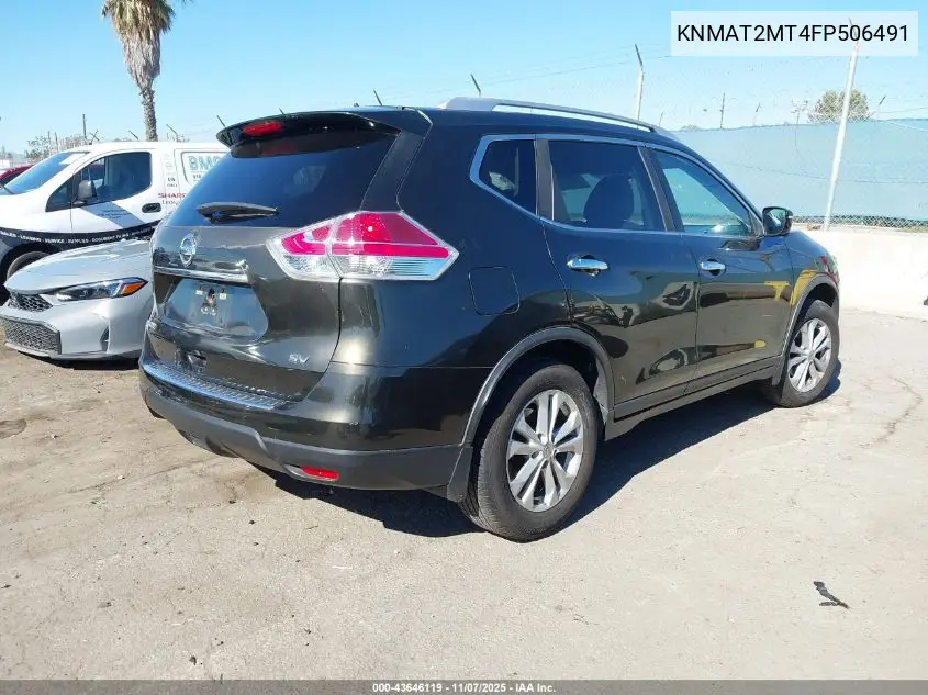 KNMAT2MT4FP506491 2015 Nissan Rogue Sv