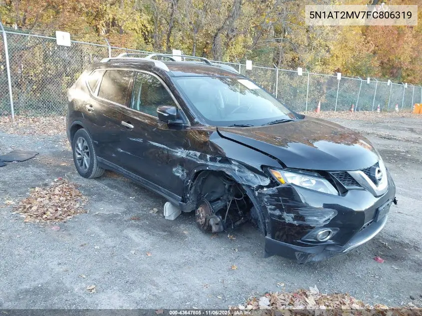 5N1AT2MV7FC806319 2015 Nissan Rogue Sl