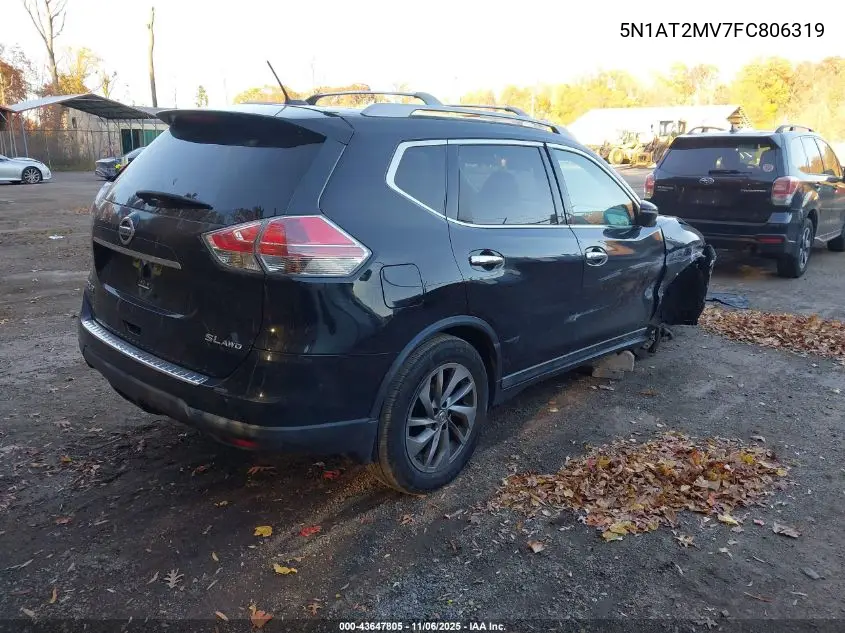 5N1AT2MV7FC806319 2015 Nissan Rogue Sl