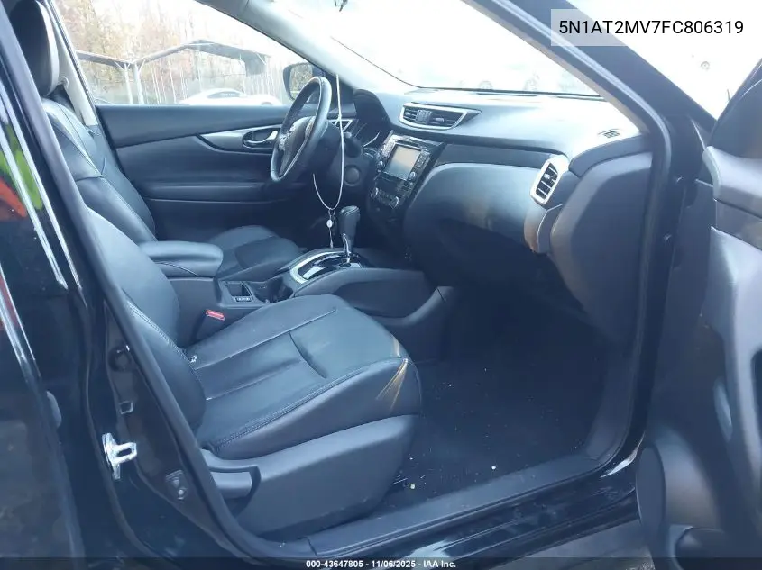 5N1AT2MV7FC806319 2015 Nissan Rogue Sl