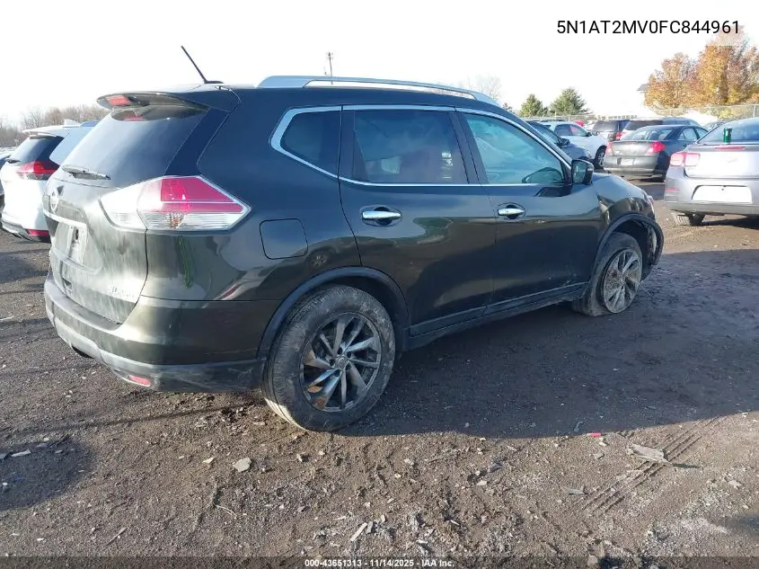 5N1AT2MV0FC844961 2015 Nissan Rogue Sl