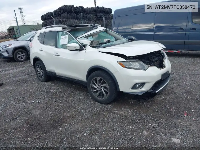 5N1AT2MV7FC858470 2015 Nissan Rogue Sl