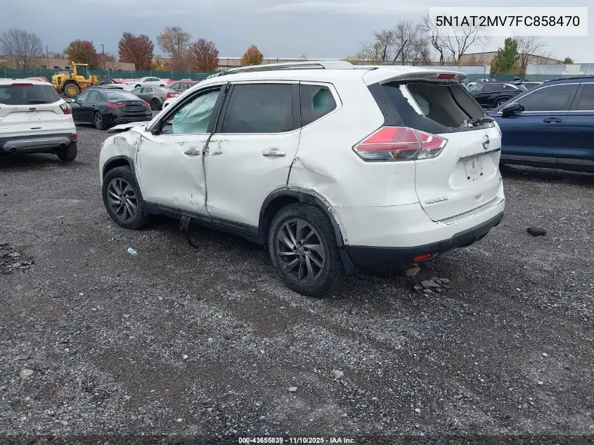 5N1AT2MV7FC858470 2015 Nissan Rogue Sl