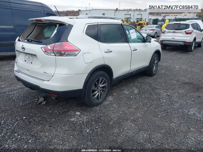 5N1AT2MV7FC858470 2015 Nissan Rogue Sl