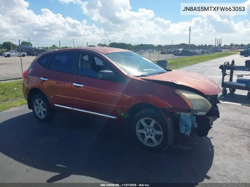 JN8AS5MTXFW663053 2015 Nissan Rogue Select S