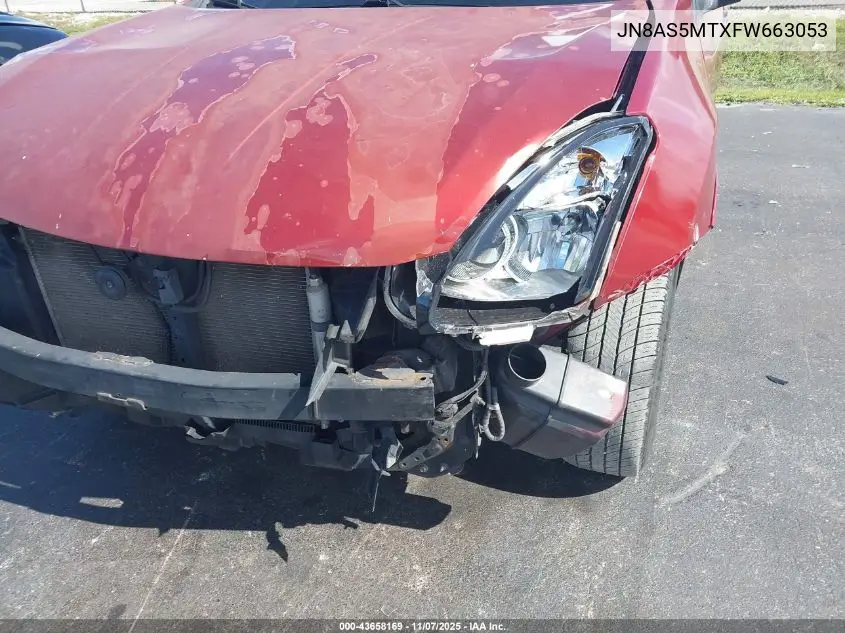 JN8AS5MTXFW663053 2015 Nissan Rogue Select S