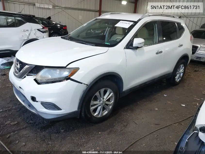 5N1AT2MT4FC861731 2015 Nissan Rogue Sv