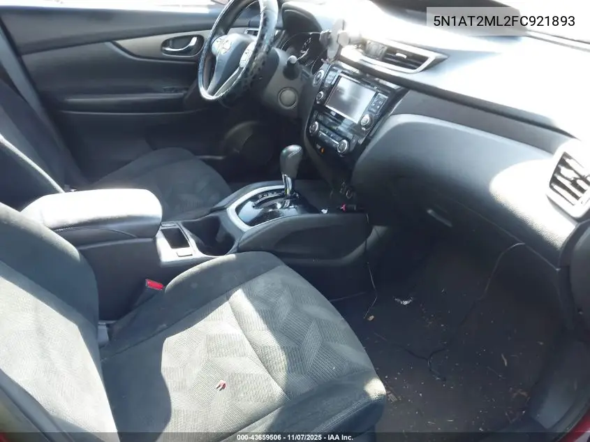 5N1AT2ML2FC921893 2015 Nissan Rogue Sv
