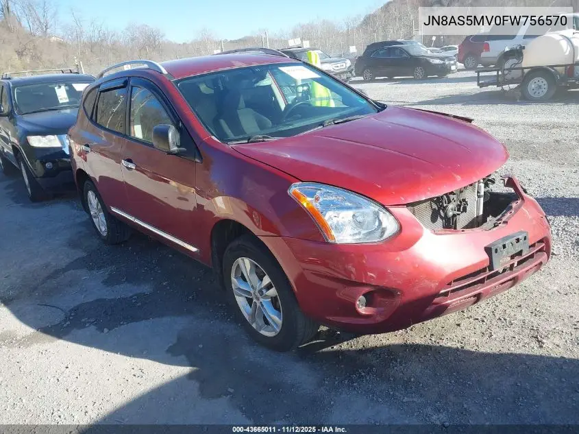 JN8AS5MV0FW756570 2015 Nissan Rogue Select S