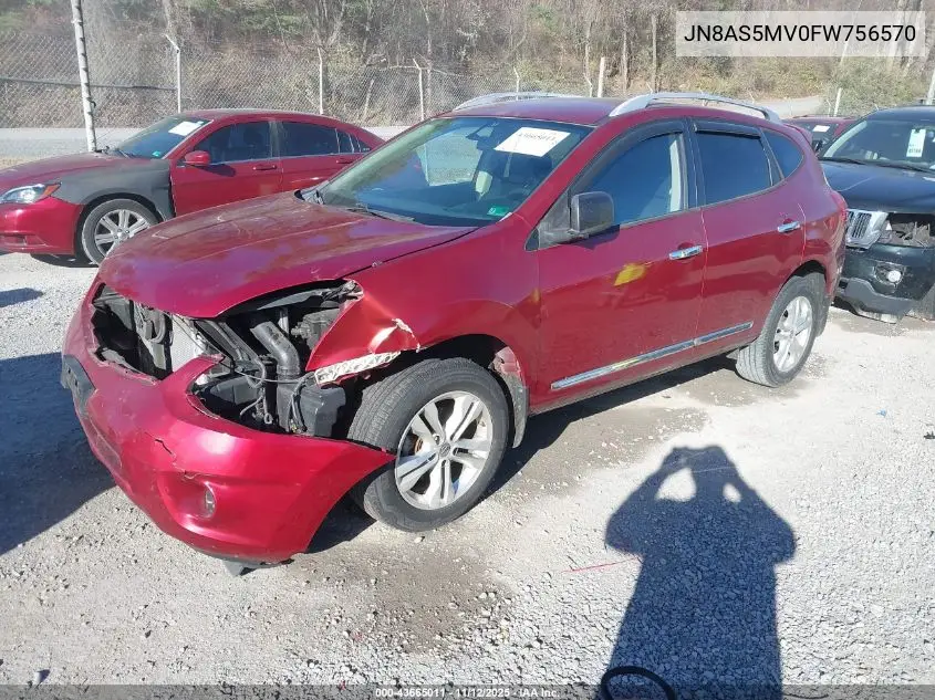 JN8AS5MV0FW756570 2015 Nissan Rogue Select S