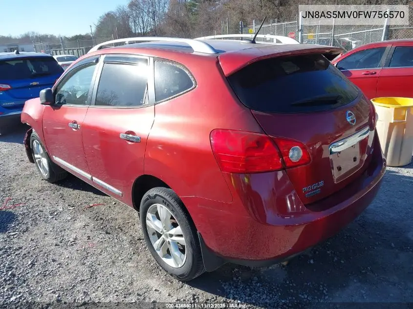 JN8AS5MV0FW756570 2015 Nissan Rogue Select S