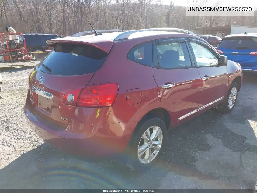 JN8AS5MV0FW756570 2015 Nissan Rogue Select S