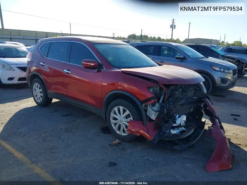 KNMAT2MT9FP579534 2015 Nissan Rogue S