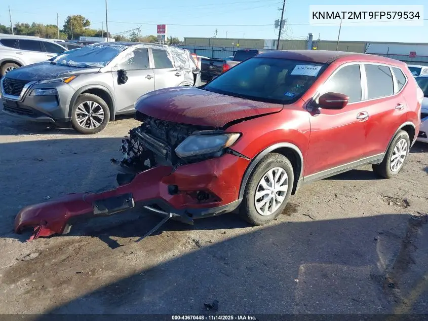 KNMAT2MT9FP579534 2015 Nissan Rogue S