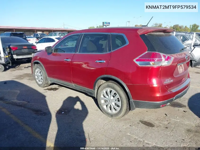 KNMAT2MT9FP579534 2015 Nissan Rogue S