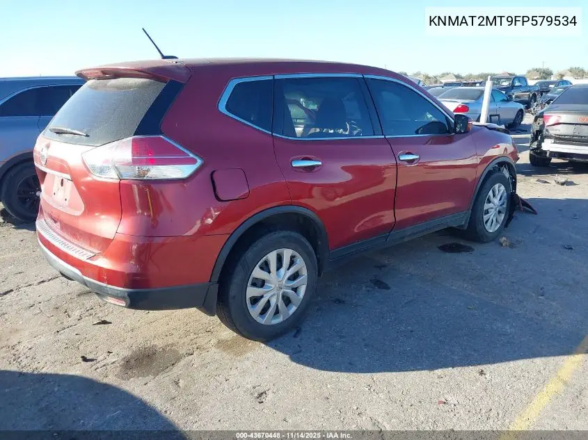 KNMAT2MT9FP579534 2015 Nissan Rogue S