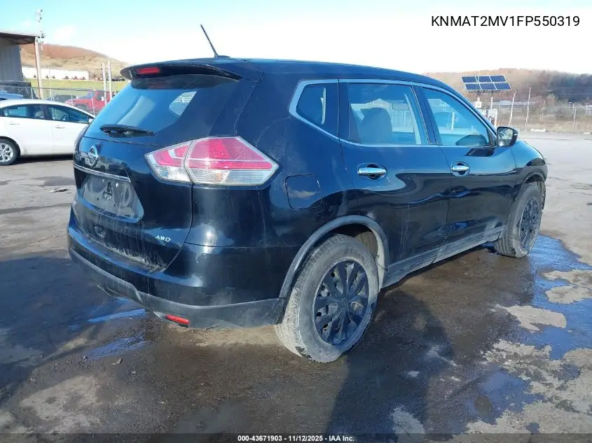 KNMAT2MV1FP550319 2015 Nissan Rogue S/Sl/Sv