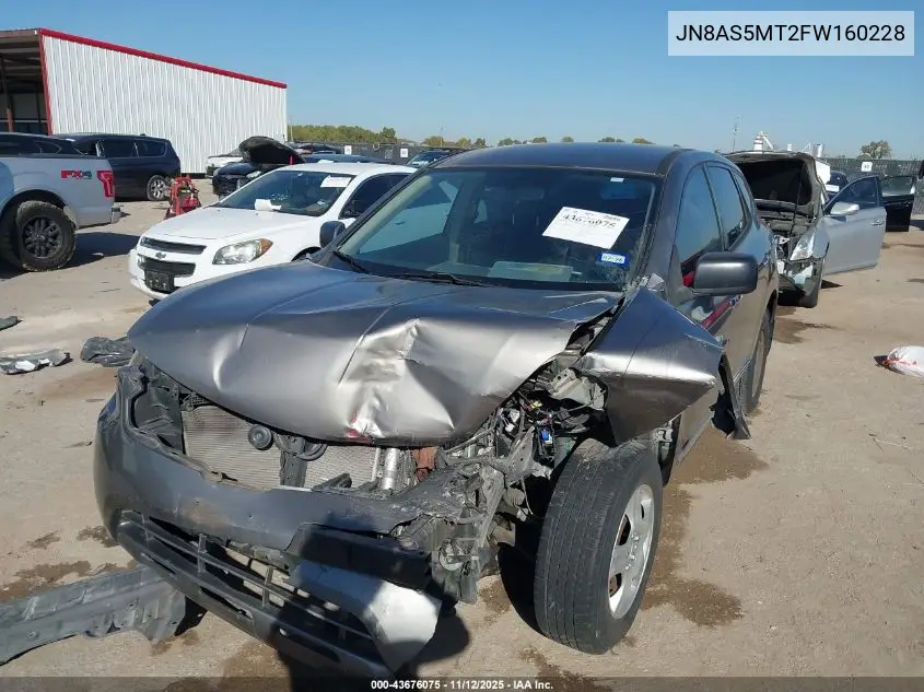 JN8AS5MT2FW160228 2015 Nissan Rogue Select S