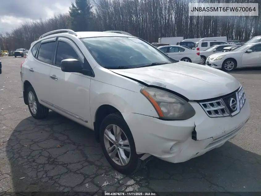 JN8AS5MT6FW670064 2015 Nissan Rogue Select S